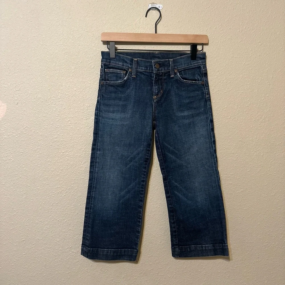 Citizens By Humanity Wide Leg Cropped Capri Size 24 - Picture 3 of 8